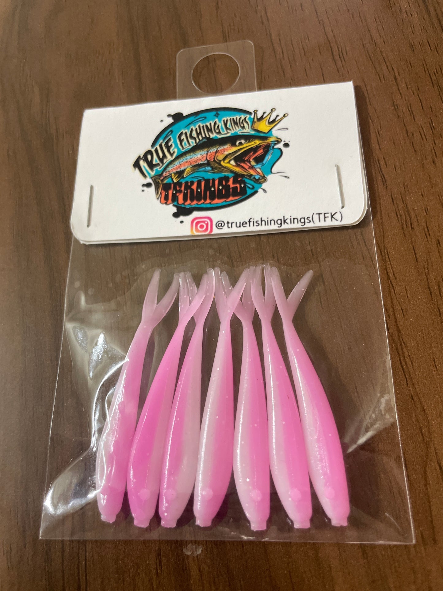 2in Minnow pink/white