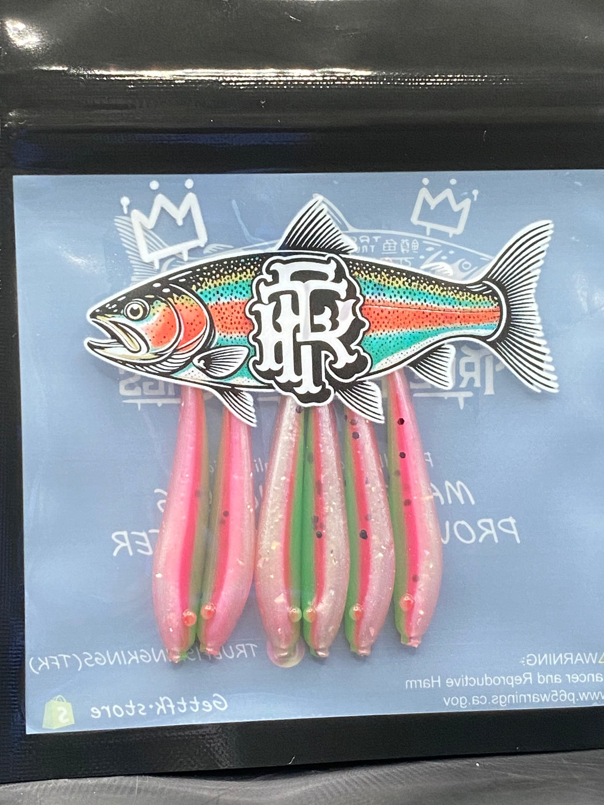 Rainbow trout minnow 2 inch