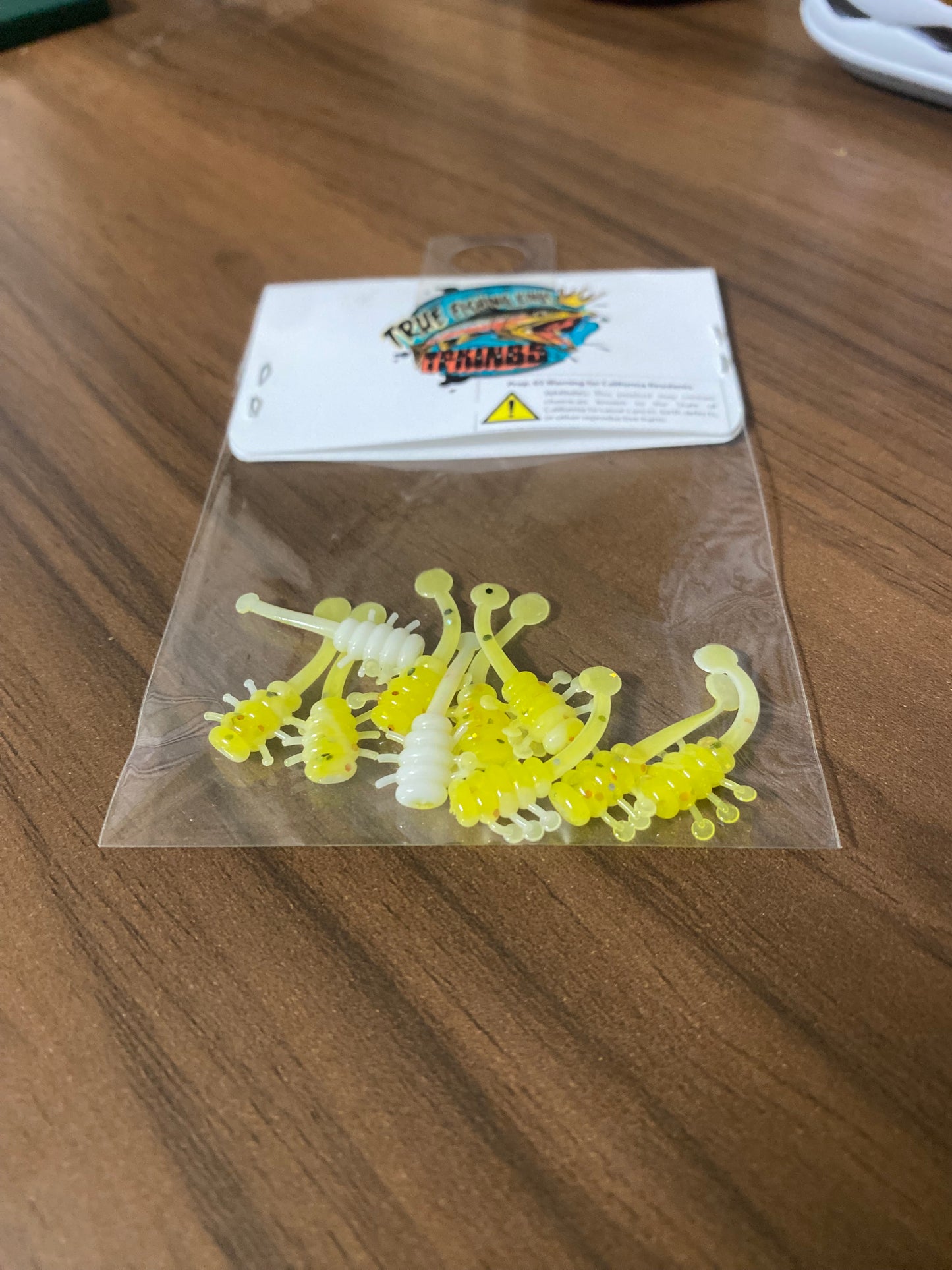Micro ufo bugs yellow/white
