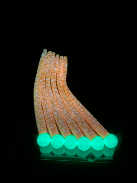 King size glow orange/green