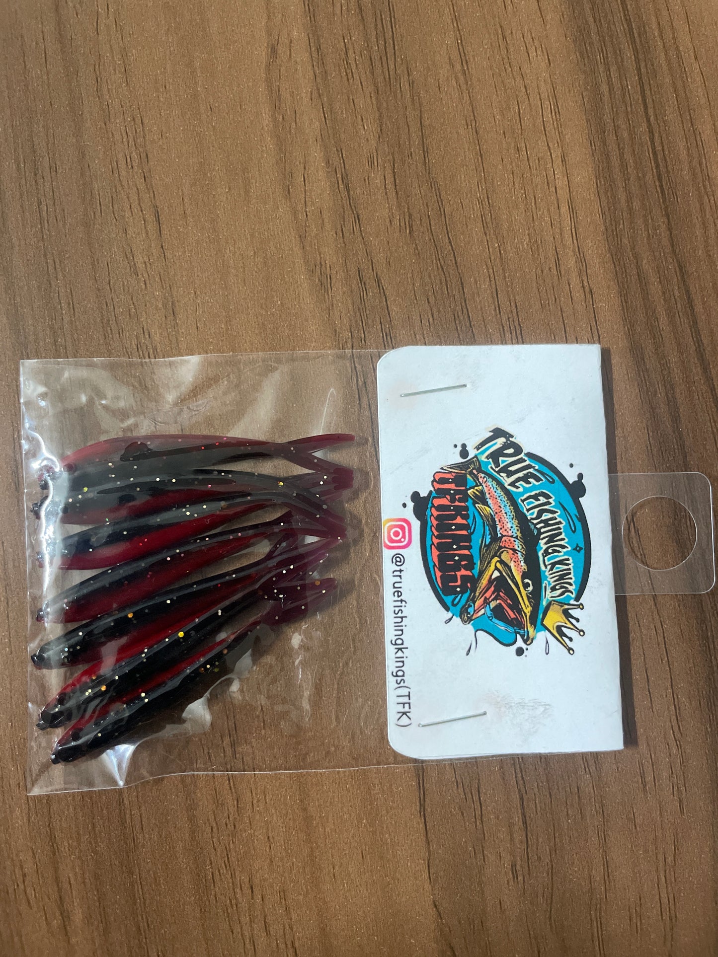 2in minnow red/black