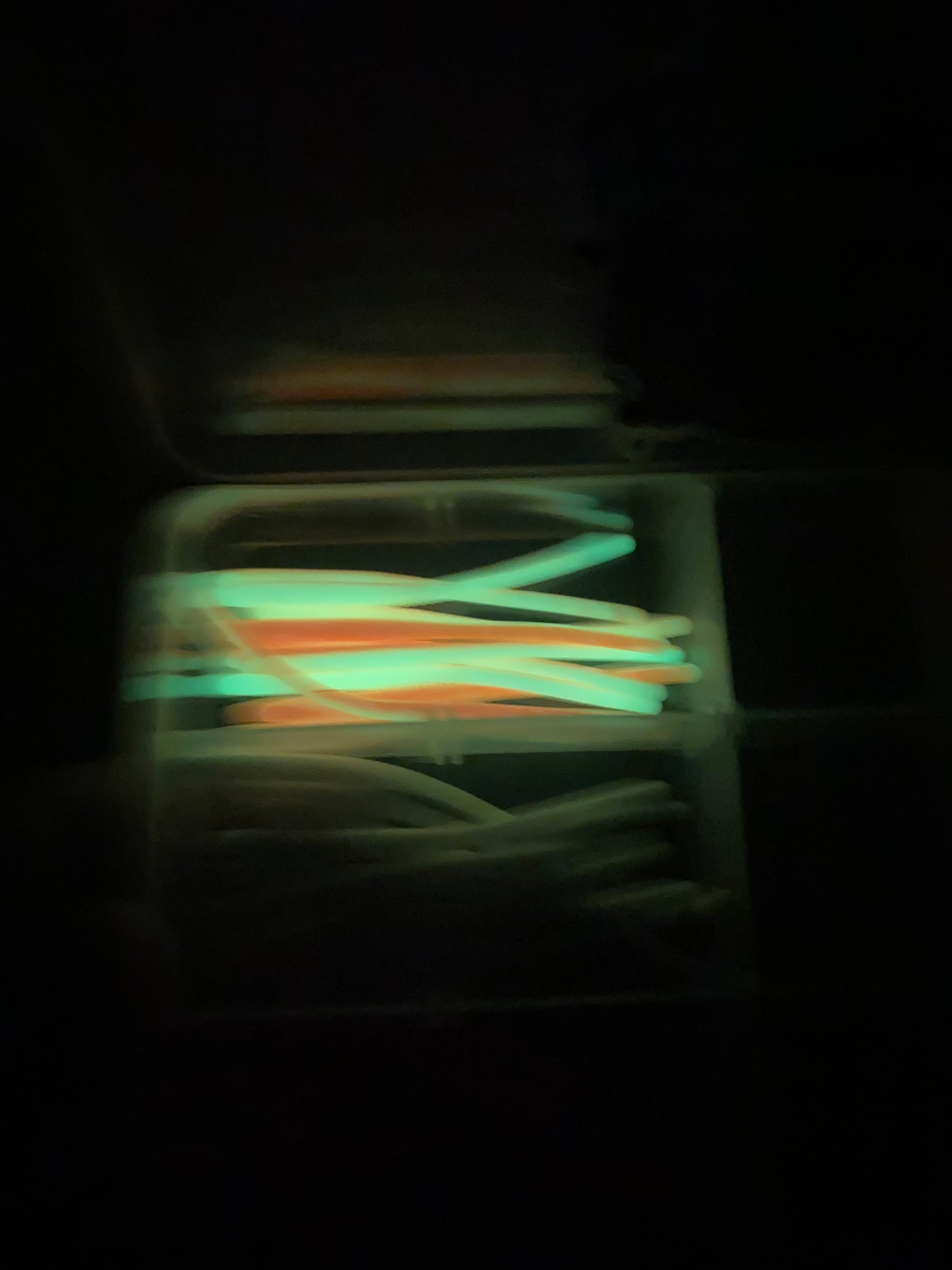 Floating trout worms