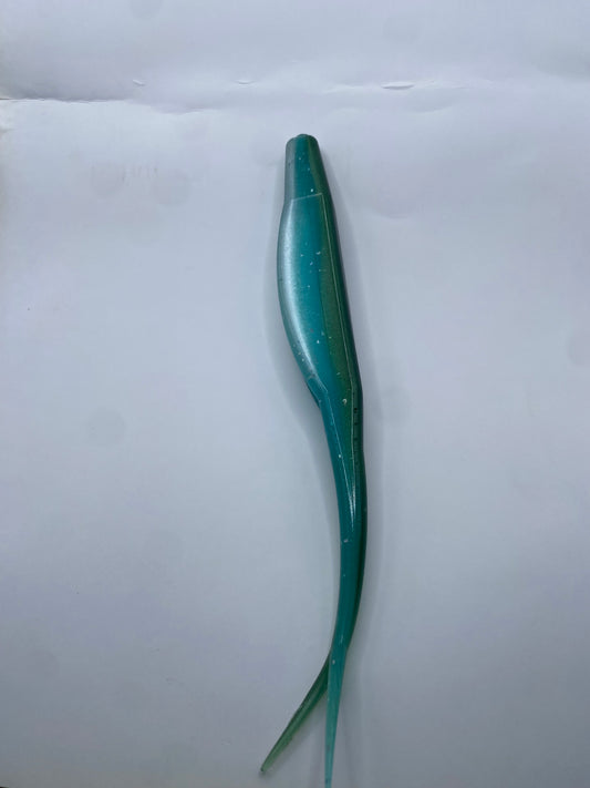 Emerald Sardine colorway 8 inch fluke