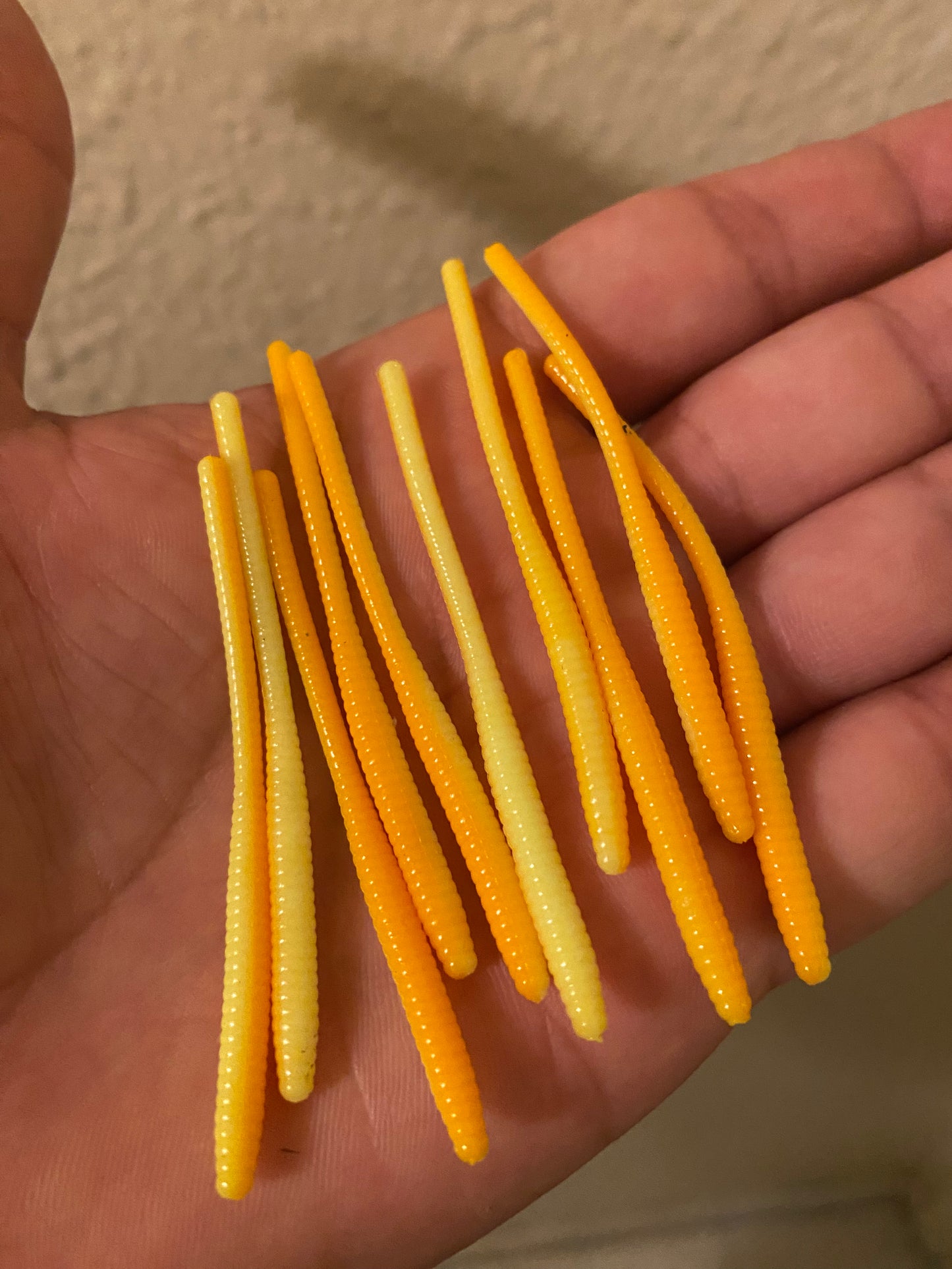 Floating trout worms