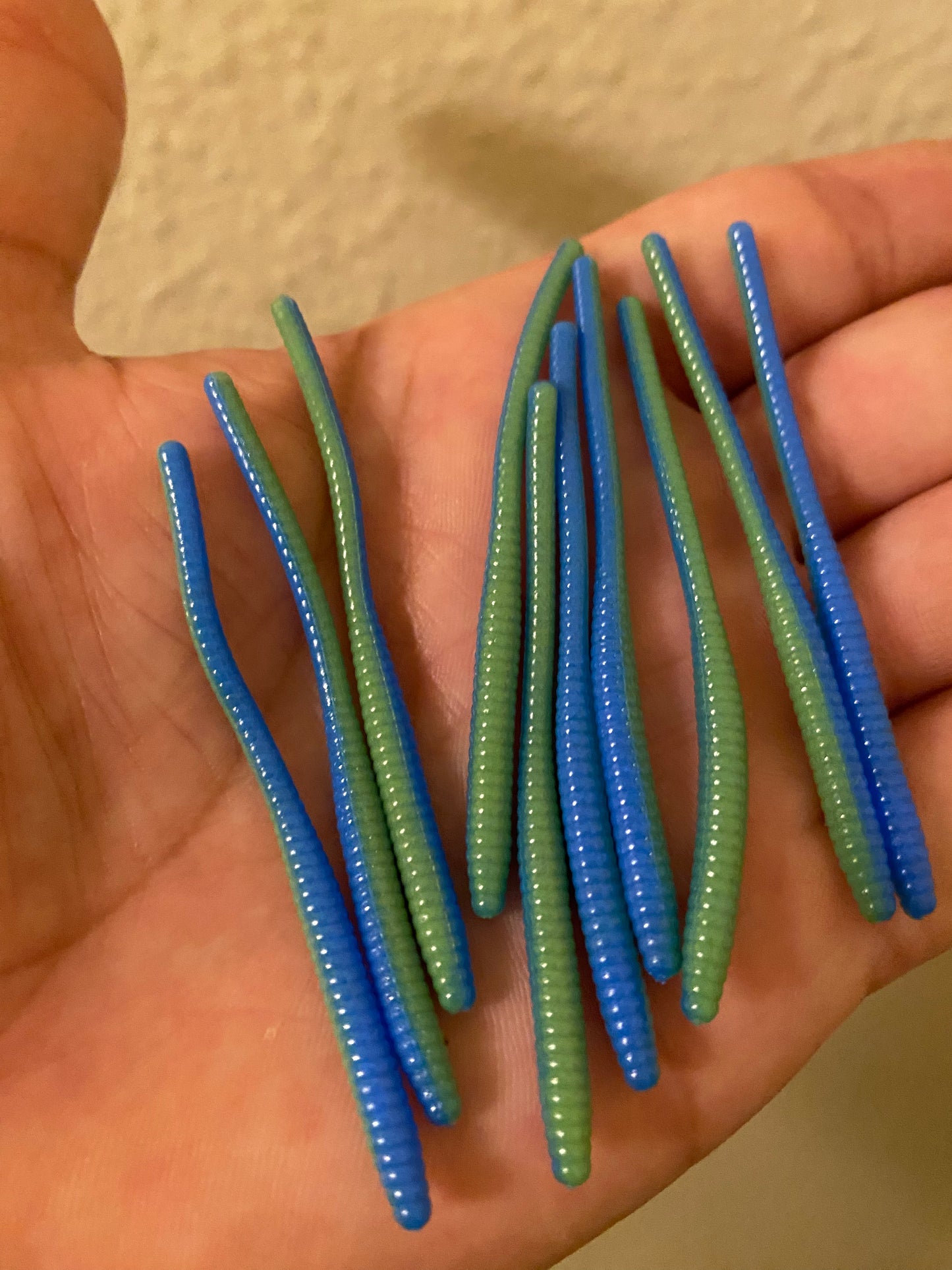 Floating trout worms