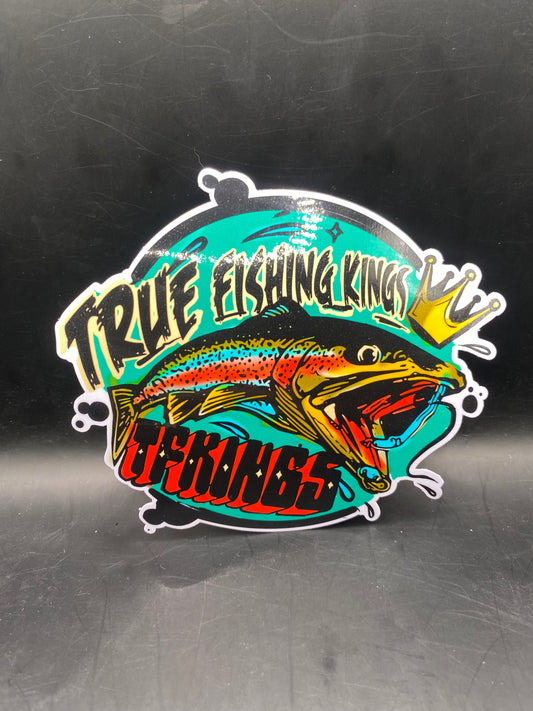 5 inch True fishing Kings sticker